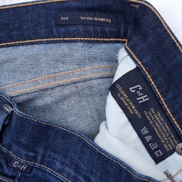 Citizens of Humanity Ava Low Rise Straight Jeans - Picture 6 of 7